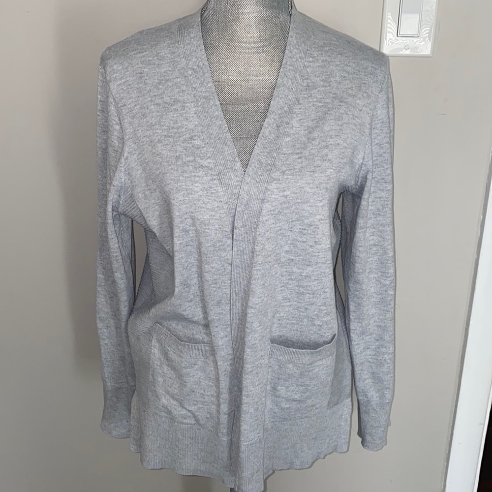 Time and Tru Gray Cardigan